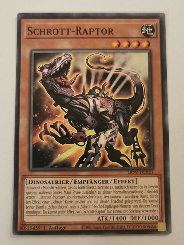 Schrott raptor - yu-gi-oh!, schrott-raptor