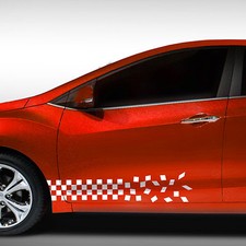 2x Seitenstreifen Aufkleber