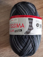 Schoeller + Stahl Fortissima Color Sockenwolle Kaminfeuer grau 8-fach 150 g