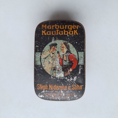 Antike blechdose marburger - °,