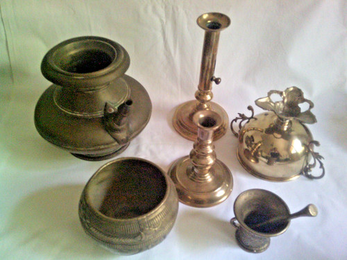 Konvolut antike messing - antike, teile