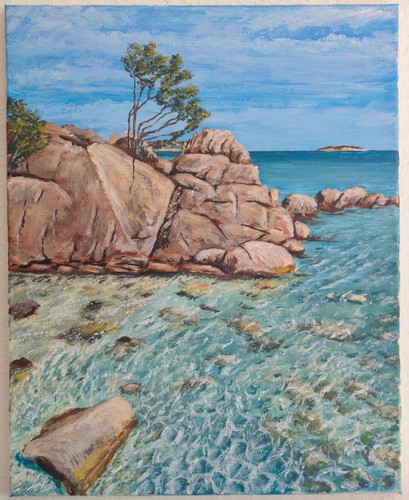 Acrylgemälde handgemalt - acrylgemälde,