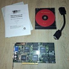 2the max Gainward 3DFX VOODOO 2 Grafik Karte / ICUVGA-GW803 + Pass-Through-Kabel