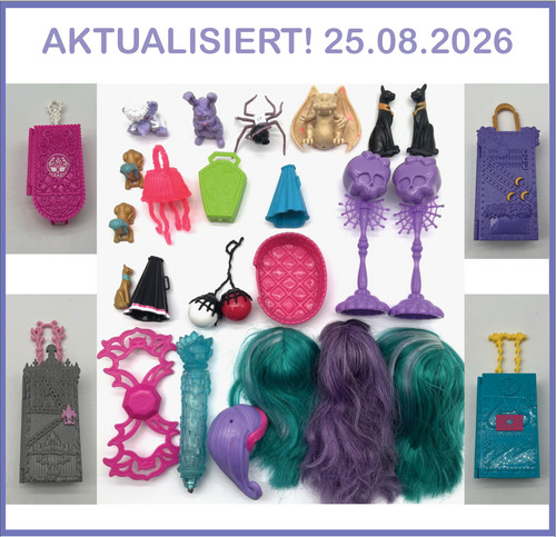 Monster high zubehör tiere - monster,