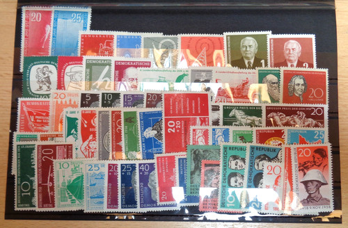 Ddr 1958 briefmarken jahrgang - briefmarken,