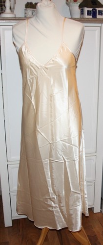 Damen satin maxi kleid - maxi,