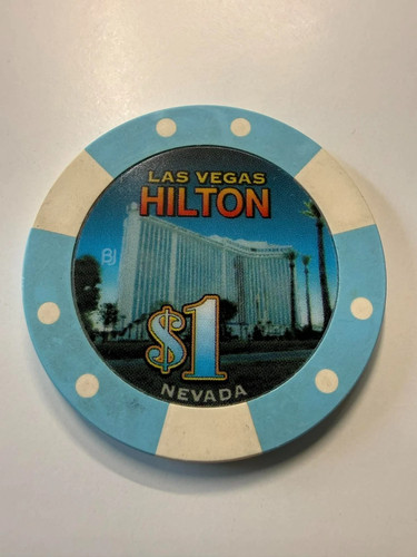 Las vegas casino chip 1 - vegas, $1