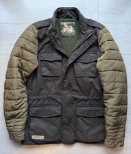 Scotch&Soda Jacke Herren Gr. M Olivgrün Kapuze, Innenfutter aus Wolle
