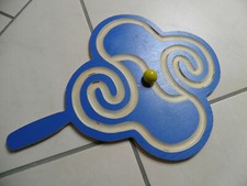 Kugellabyrinth Spiel aus Holz