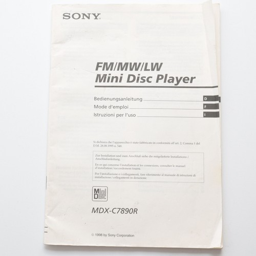 Bedienungsanleitung sony - bedienungsanleitung,