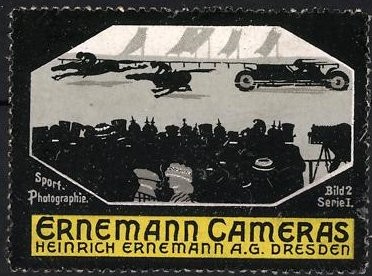 Reklamemarke dresden ernemann - dresden,,