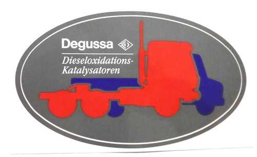 Werbe aufkleber degussa - werbe-aufkleber,