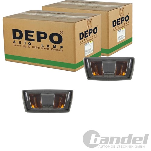 Depo blinker satz grau - 2x,