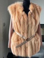 Echtfell Pelzweste Silberfuchs