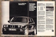 Bmw 325e reklame - (e30),