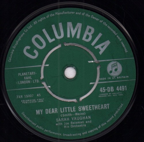 Sarah vaughan dear little - dear,