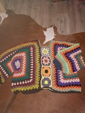 *Handmade*Häckel*Pullover*Gra