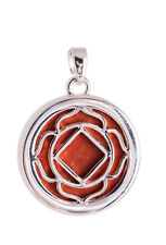 Wurzel-Chakra Anhänger mit Kette
