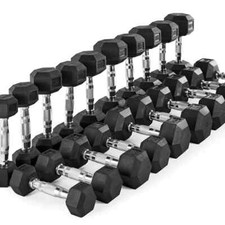 ❌NEU - Hex Hanteln 1 - 10 kg Hexagon Kurzhanteln schwarz Kompakthantel Fitness ❌