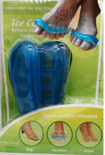 2x Zehentrenner Hallux Valgus Silikon Zehenschutz Zehenkorrektur Zehenspreizer