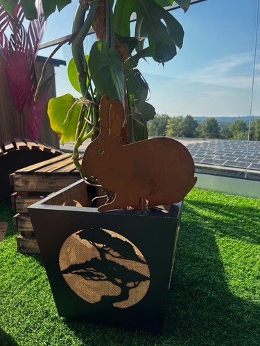 Edelrost gartenstecker - edelrost,