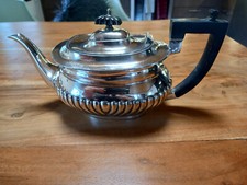 Teekanne, versilbert, englisch