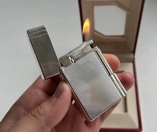 S.T. Dupont Ligne 2 Gatsby Simber „Lines Vertical“ Ungraviert m. Airport Box