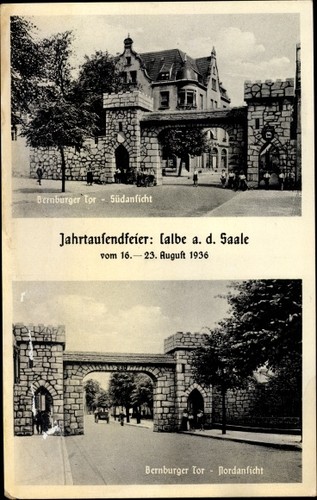 Calbe der saale - calbe, an
