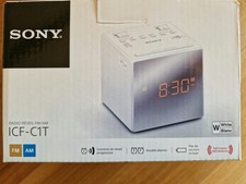 Sony ICF-C1T Uhrenradio weiß
