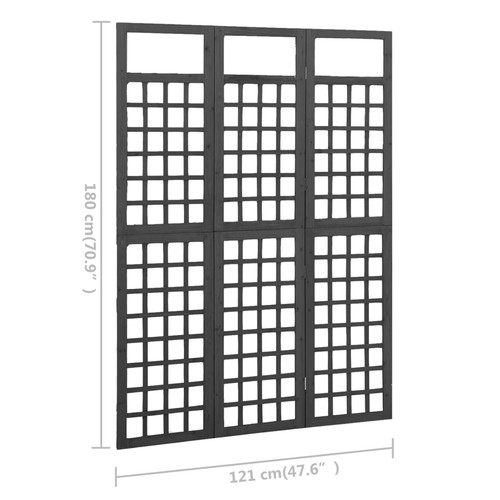 Tanne paravent spalier - paravent, 4-tlg