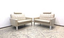Leolux Sessel Set Designersessel Ledersessel Chair Kleines Sofa Grau Leder