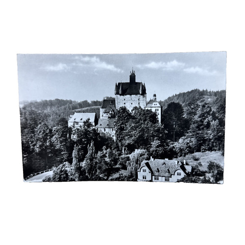Postkarte burg kriebstein - ak,