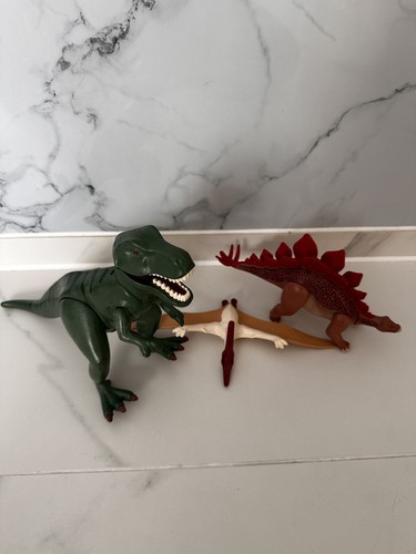 3er set playmobil dinosaurier - set,