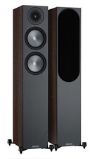 Monitor Audio Bronze 200 (6G) Standlautsprecher Walnuss [Paar] Boxen Speaker