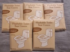 10-50 Einweg Toilettensitz Auflage Abdeckung WC Cover Schutz Urlaub öffentliche