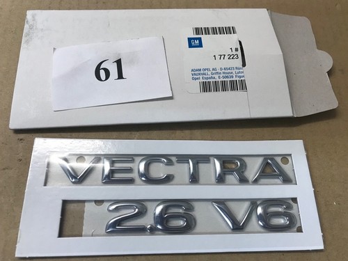 Neues emblem logo vectra 6 - "vectra, 2.6
