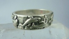 Ring Delfin Delphin 925er Sterling Silber