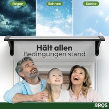 BROSPLAST Vordach schwarz
