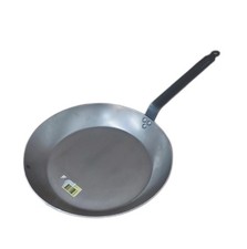 De Buyer Bratpfanne Kochgeschirr Coupe Lyonnaise CARBONE PLUS Stahl Grillpfanne 