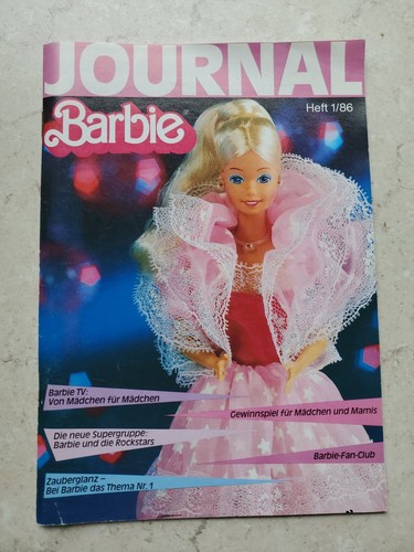 Barbie journal vintage - barbie, 1/86