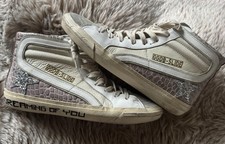 Golden Goose Slide 38  Sneaker Croco Glitter Wie Neu GGDB