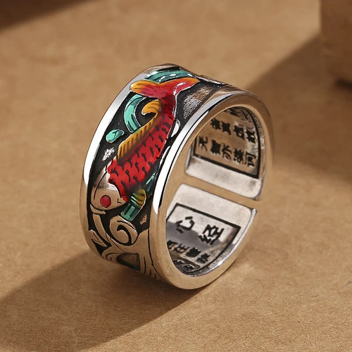 Unisex koi fisch ring - koi, 🐟