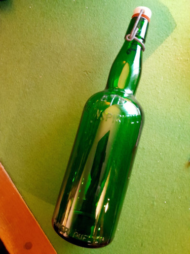 Antike glasflasche - antike, 1