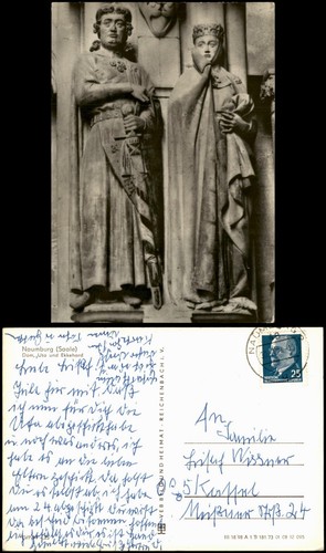 Ansichtskarte naumburg - naumburg, (saale)