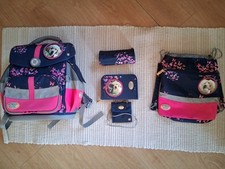 Schultasche Ranzen Rucksack Tasche School Mood Set fünfteilig Mädchen 