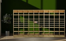 Büroregal Regal Bücherregal Holz Kiefer massiv flexibel & erweiterbar