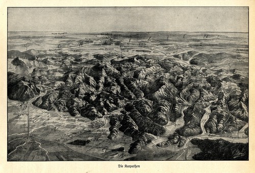 1915 reliefkarte der - 1915,