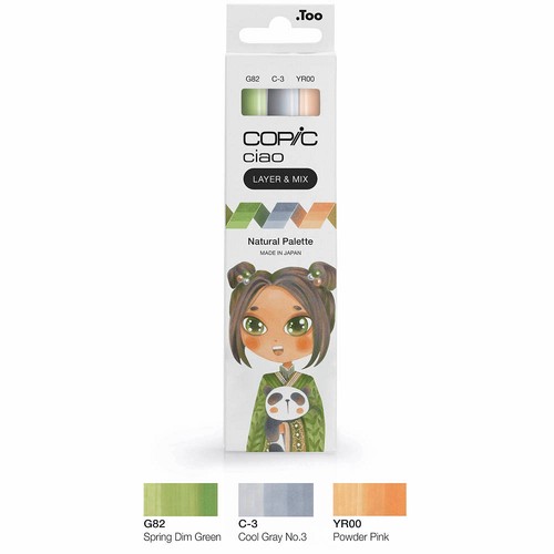 Copic ciao natural palette - natural,