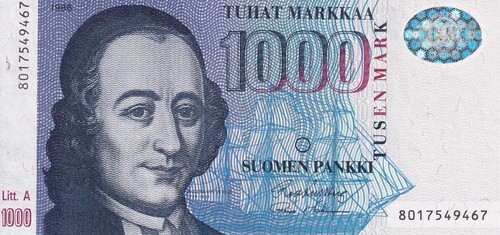 Finland 1000 markkaa - -,