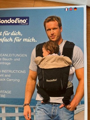 Bondolino babytrage schwarz - babytrage,